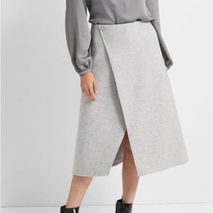 Club Monaco Wool A-line Cutaway Skirt Sz 4